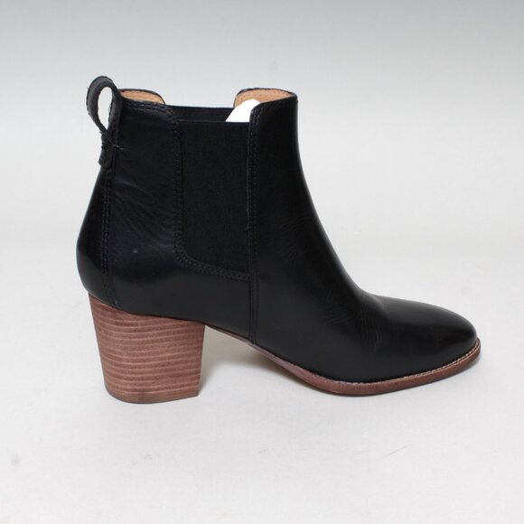 Madewell Black Leather Ankle Booties - Picture 3 of 10